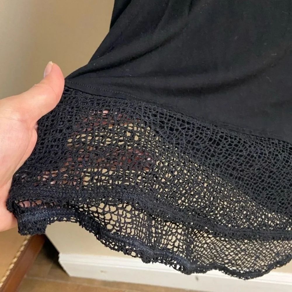 Eileen Fisher Black Long Sleeve Dress midi Small - Picture 7 of 10